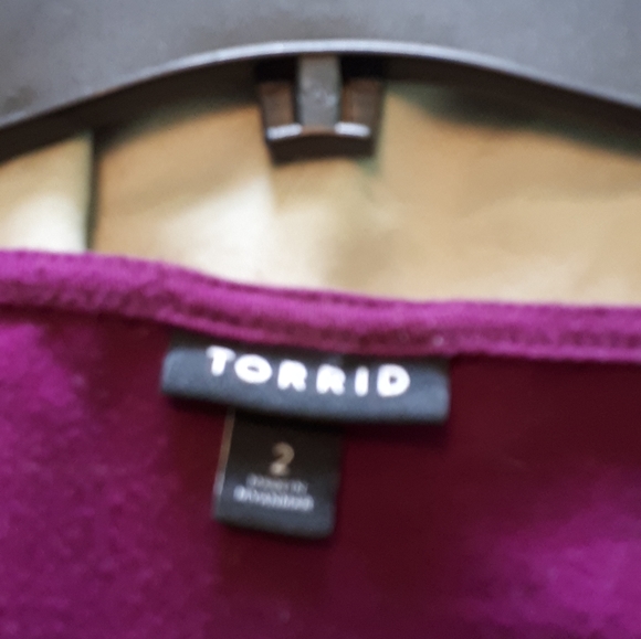 Torrid Burgundy Dress - Picture 3 of 3